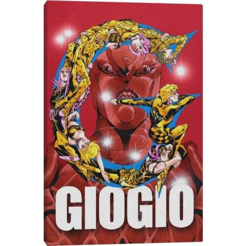 JOJOs Part 5 Golden Wind Vento Aureo wall Art canvas decoration poster prints For living room home bedroom decor painting