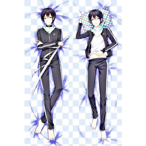 Japanese Anime Noragami Yato Male Hugging Body Pillow Case Cover BL Throw Dakimakura Boy Pillowcases