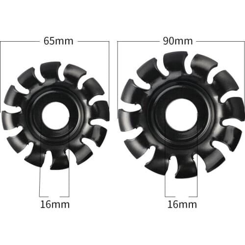 12 Teeth 65/90mm Wood Carving Disc High Hardness Angle Grinder Accessories Wood Shaping Wood Carving Disc Woodworking Tools Hot