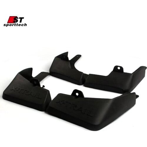For Nissan X-Trail X Trail 2014-2019 High quality soft plastic front and rear wheel splash guards 4pcs/set plastic Car-styling