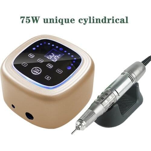 75W Nail Drill Machine 35000RPM Electric Manicure Drill Set for Manicure Pedicure Nail File Bit Nail Art Equipment