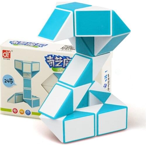 Qiyi Puzzle Toy Variety Magic Ruler 24/36 Segment Elastic Magic Ruler variety Smooth Professional Educational Games For Kids