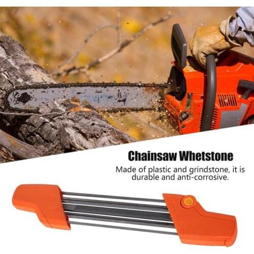 Easy File 2 In 1 Chainsaw Chain Sharpener 5/32P 4.0mm Chain Grinding Tool Bearing Steel Power Tools Accessories 38 X6 x2.5cm