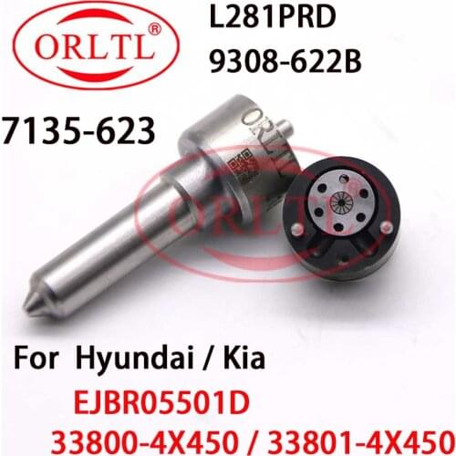 ORLTL 7135-623 Diesel Injector Repair Kits L281PBD ( L281PRD+9308-621B) for Injector EJBR05501D 33800-4X450 33801-4X450