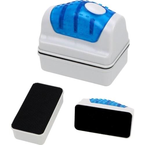 Magnetic Brush Floating Clean Glass Window Algae Scraper Cleaner Brush Plastic Sponge Moss Remover Aquarium Fish Tank Brushes