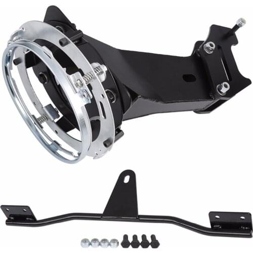 Motorcycle Fairing Headlight Ring Mounting Kit For Harley Dyna Super Glide 2006-2010 Street Bob Wide Glide Low Rider Street Bob