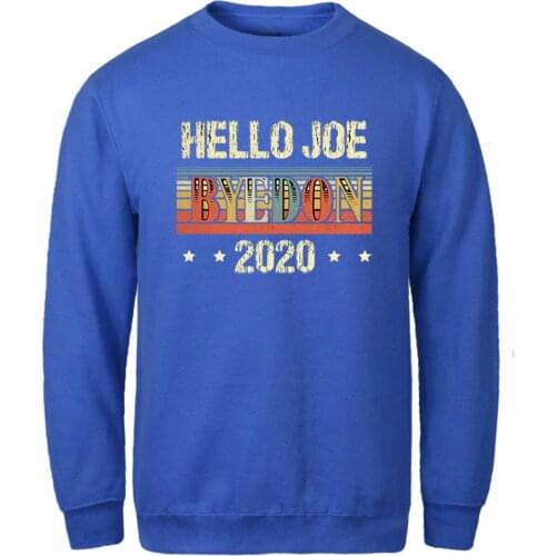 Mens Sweatshirt Hello Joe Byedon Casual Long Sleeve Hoody Vintage Leisure Outwear Pullovers Tops 2020 New Retro Supoleron Hombre