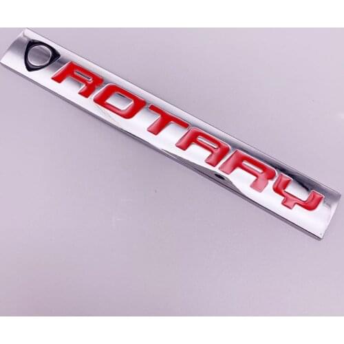 Rotary Engine Logo Decals 3D Metal Badge Emblem Car Sticker For Mazda 2 3 6 CX5 RX8 CX3 CX30 MX5 Atenza Axela