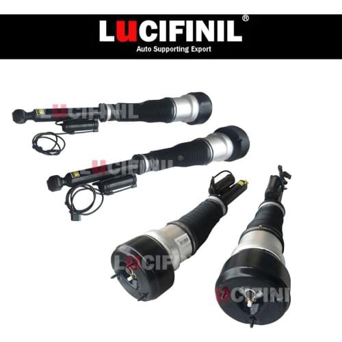 LuCIFINIL 4pcs New Front Suspension Air Spring Rear Air Ride Shock Absorber Fit Mercedes W221 2213209313 2213205613(5513)