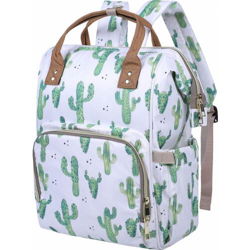 Diaper Backpack Large Storage Mummy Bags New Fashion Print Collection Leisure Backpack Mom Nursing Organizer Baby Care