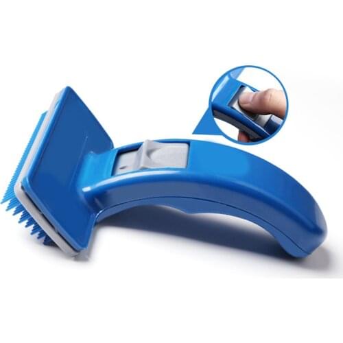 Dog Brush Automatic Tools Dog Grooming Shedding Comb For Dogs Trimming Brush Removes Pet Hairs