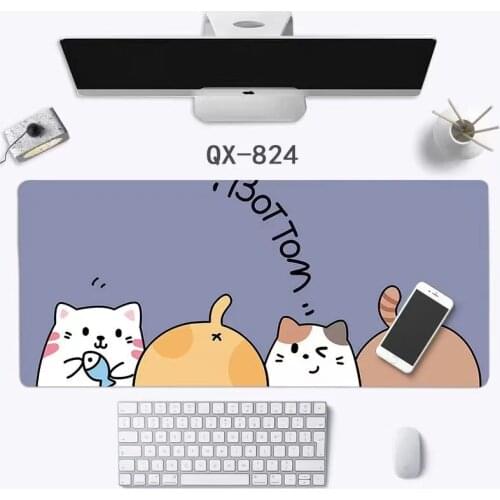 Cute Mouse Pad Super -Creative INS -Tide Large Game Computer Keyboard Office LongTable Non-slip Mat forTeen Girls for Bedroom