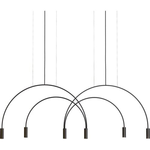 Modern LED Pendant Lights Geometric Hanging Lamps Fixture Designer Dining Room Bedroom Bedside Restaurant Pendant Lights PA0265