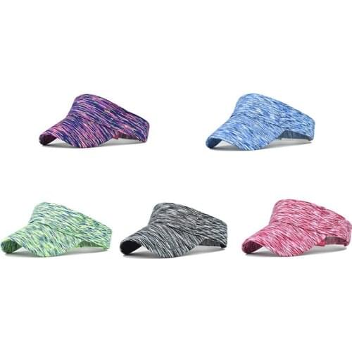 Athletic Hat New Adjustable Cap Gradient Color Sunscreen Visor Blank Top Cap Outdoor Visor Hats High Quality Sombrero Hats New