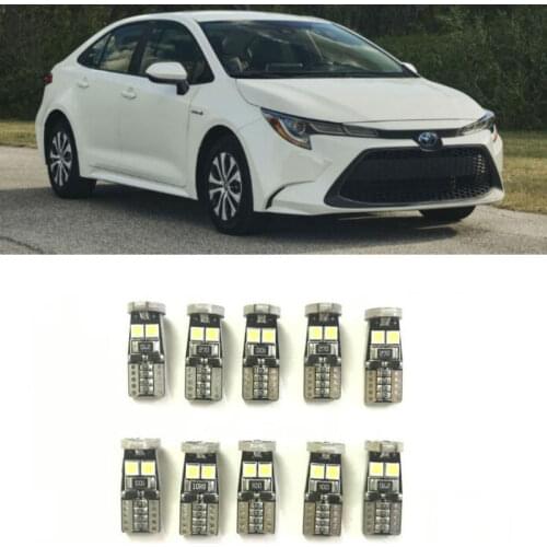 Canbus w5w Led interior lights For toyota corolla avensis rav4 camry auris CARINA FJ CRUISER LAND CRUISER Previa Prius Verso