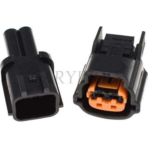 1 Set 2 Pin Female Male 6098-0137 Auto Electrical Plug Automotive Connector For Hyundai Nissan