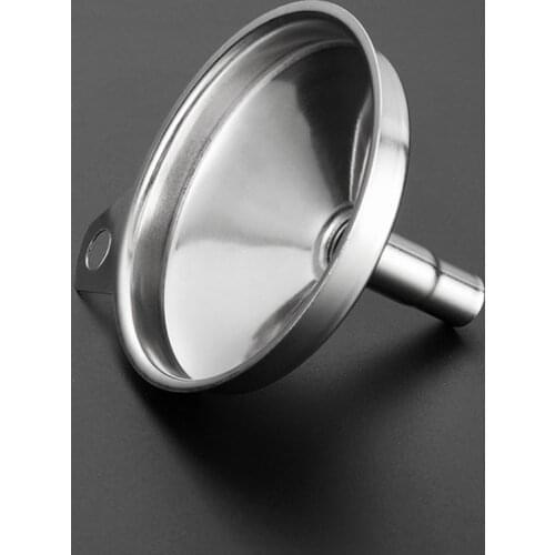1pc Stainless Steel Mini Funnel Filling Hip Flask Beer Liquid Oil Tools Small Mouth Infusing Kitchen Gadgets