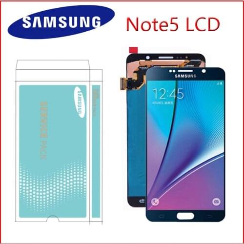 100% ORIGINAL LCD for SAMSUNG Galaxy Note 5 Lcd N920F N9200 SM-N920 Display LCD Touch Screen