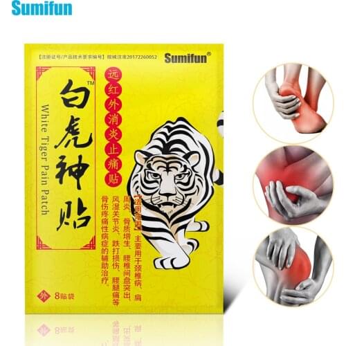 16PCS Chinese Tiger Balm Plaster Pain Relief Patch Body Arthritis Medical Plasters Muscle Back Neck Joints Pain Killer Sticke