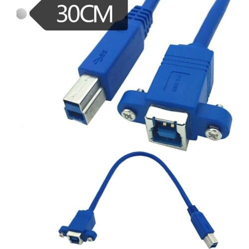 30CM USB 3.0 B Male to B Female cable