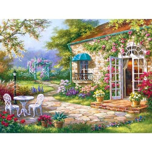 5D Diamond Painting Scenery Cross Stitch DIY Full Diamond Embroidery Mosaic Picture Needlework Rhinestone Home Decor gift Sale