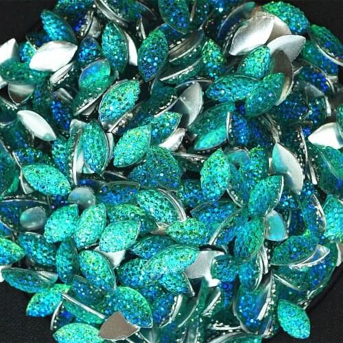 700PCS 5/10mm All over the sky star horse eye sun is red AB resin Non Hot Fix Acryl flatback rhinestone Beads DIY