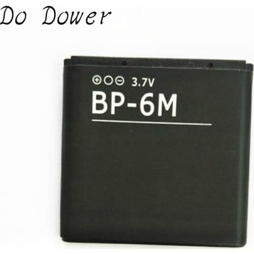 1070mAh BP-6M Battery For Nokia N73 N77 N82 N93 N93S E51 3250 6151 6233 6234 6280 6282 6288 6720C 6290 9300 9300i Battery BP6M