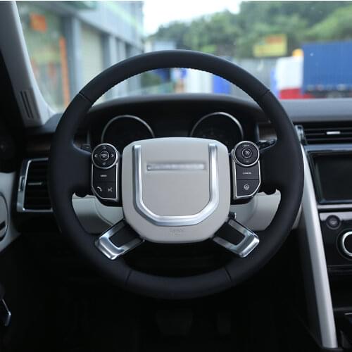 ABS Chrome Steering Wheel Sequin Trim ​Car Accessories For Land Rover Range Rover Sport RRS Discovery 5 LR5 Velar Vogue 2014-20