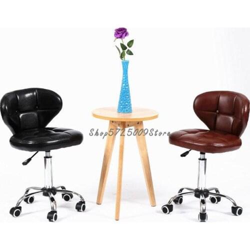 Bar Chair Cashier Chair Front Desk Chair Mobile Phone Shop Chair Lift Bench Family Bar Stool Modern Simple Back Stool