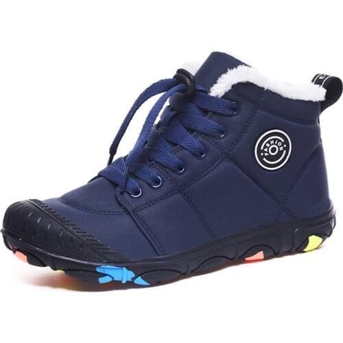 Sa Demeng New 2021 Children Boots Australia Waterproof Girls Boys Snow Boots Baby Winter boot Fur Warm Boots for Kids Size 30-38