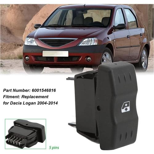 For Renault Dacia Logan 2004 2005 2006 2007 2008 2009 2010 2011 12 Electric Power Window Switch Lifter Regulator Control Button