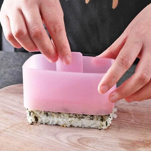 VSushi Mold Onigiri Rice Ball Bento Press Maker Mold DIY Tools Utility Kitchen Accessories Sushi Mold Cake Tool