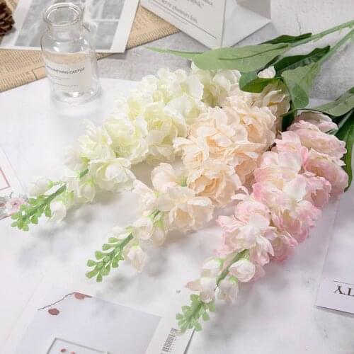 High Quality Artificial Hyacinth Violet Flower False Silk Goldfish Flower Silk Flower Hotel Garden Home Wedding Decoration