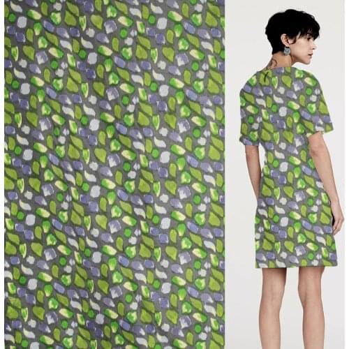 Fashion fuzzy big spots print silk doupion fabric silk doupioni fabric,SDP049