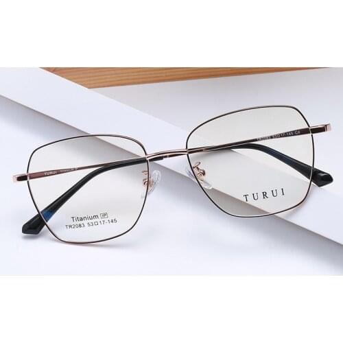 New β Titanium Fashion Glasses Frame High Quality Ultralight Men Women Myopia Optical Glasses Frame Cormfortable Eyewear