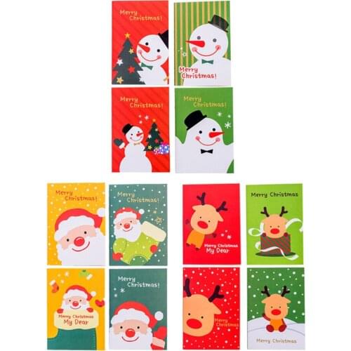 48pcs Christmas Cartoon Notebook Notepad Pocket Notebook for Kids Adults Festival Birthday Gifts Style Random(16pcs Santa Claus