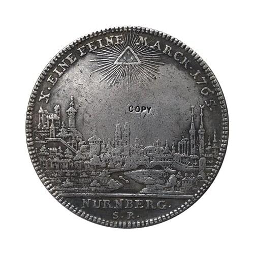 Wholesale Replica 1765 Nurnberg Germany Silver Thaler Copy 90% coper manufacturing