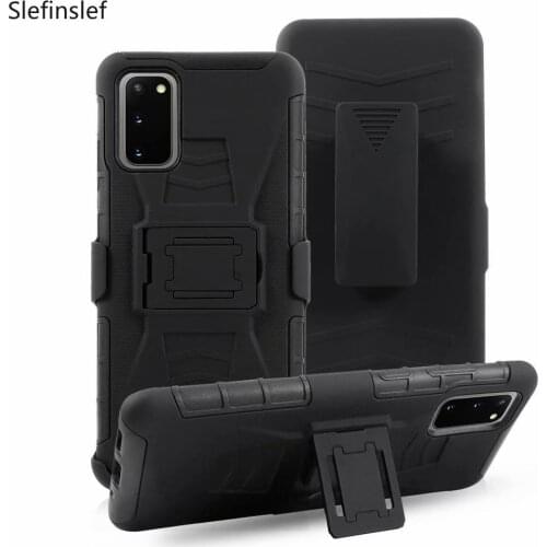 ShockProof Heavy Duty Tough kickStand Case With Belt Clip For Samsung Galaxy S20/S20 PLUS/S20 Ultra