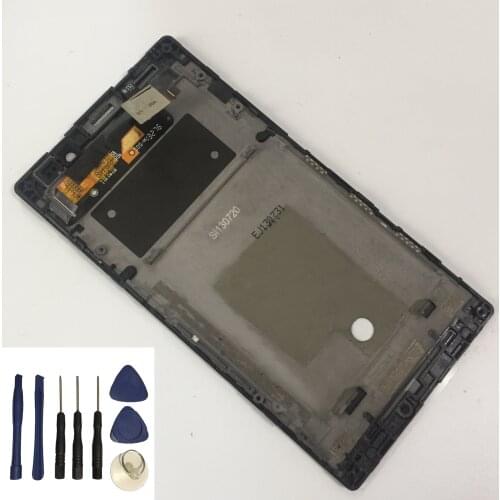 For Sony For Xperia C S39H S39 C2304 C2305 Touch Screen Sensor + LCD Display Monitor Module Assembly With Frame + Free Tools