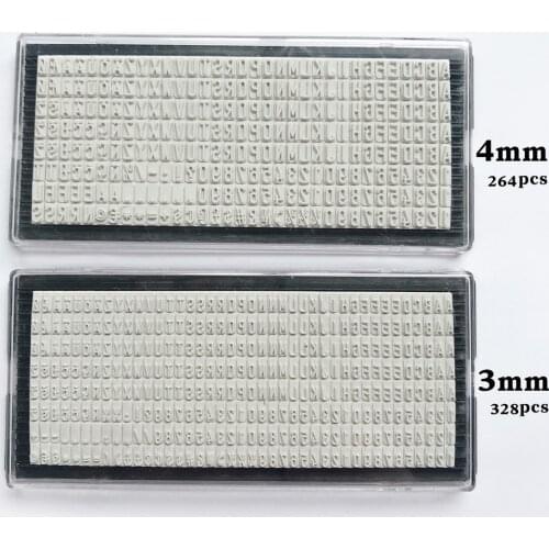 1pc 3mm/4mm/6.4mm Stamp Digital Letters Plate Custom Personalised Name Address Rubber Stamp Accessory Stamp DIY Scrapbook