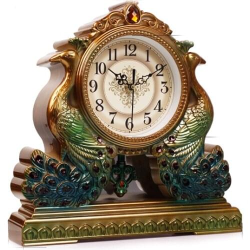Nordic Design Creative Clock Living Room Desk Clock Fashion Mute Bedroom Desk Clock Ornaments Household Quartz Clocks