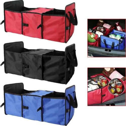 Folding Car Storage Box Car Multi-Pocket Organizer Folding Storage Bag Large Capacity Boxes