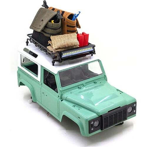 Toolkit Tool Bag Spare Tire Backpack for 1/10 TRX4 SCX10 94180 D90 RC Model Car Decorative Accessories