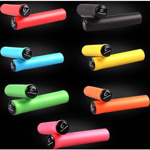 Ultralight 30g bike handlebar grips Silicone foam Grip for MTB Bicycle Handlebar Girps Anti-slip fixed bicycle soft Grip Cover