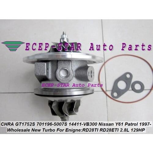 TURBO CHRA GT1752S 701196 701196-0001 701196-0007 701196-5007S 14411-VB300 14411-VB301 14411VB300 14411VB301 For NISSAN Y61 2.8L