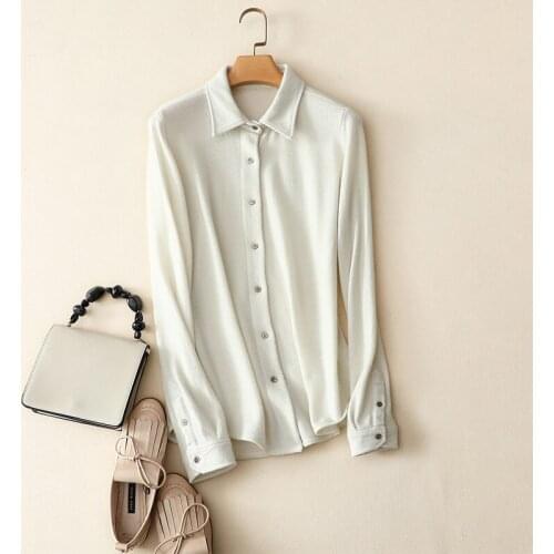 Womens autumn new styles turn-down collarbuttons quality 100% cashmere cardigan sweater