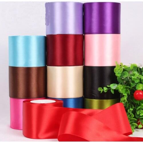 25 Yards/roll) 8cm Ribbon Satin Ribbons Gift Packing Christmas Ribbons Wedding Party Decorative Crafts Ribbons