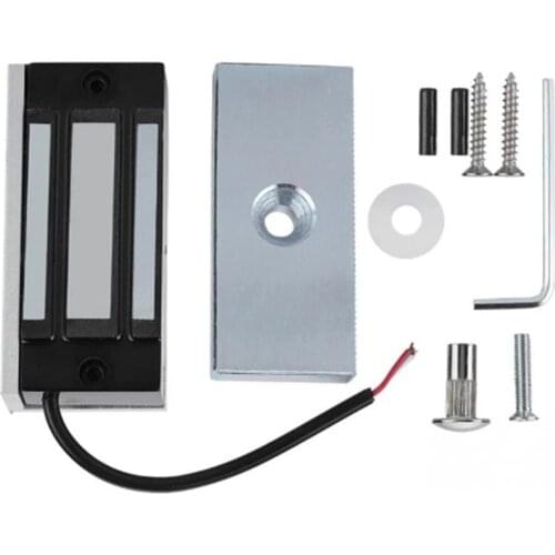 12V 60kg Electronic Electric Magnetic Lock fail safe DC EM Locks Holding Force Electromagnetic mini M60 for Door Entry Access