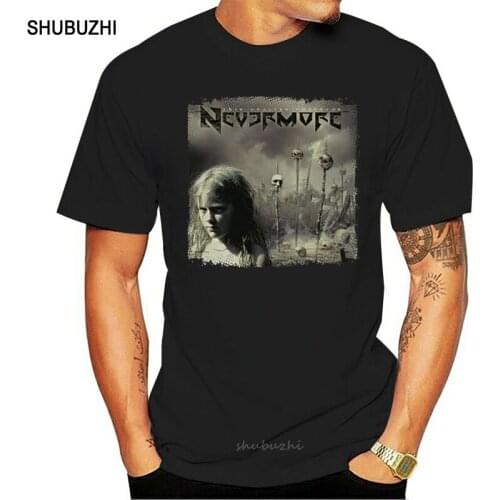 Godless Endeavor Nevermore Metal Band Album T-shirt Size S-3XL men cotton tshirt summer brand teeshirt euro size
