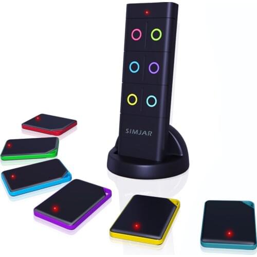 Anti-Lost Key Finder，100ft Working Range Wireless Item Tracker Support Remote Control for Finding Pet, Wallet ，phone